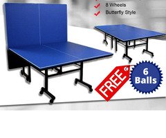 Table Tennis | Best Quality | 8 Wheels | Butterfly Style